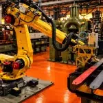 Robô da Molas Obenaus na linha de produção