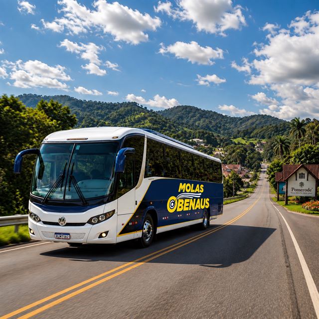 Aplicações de molas Obenaus para ônibus